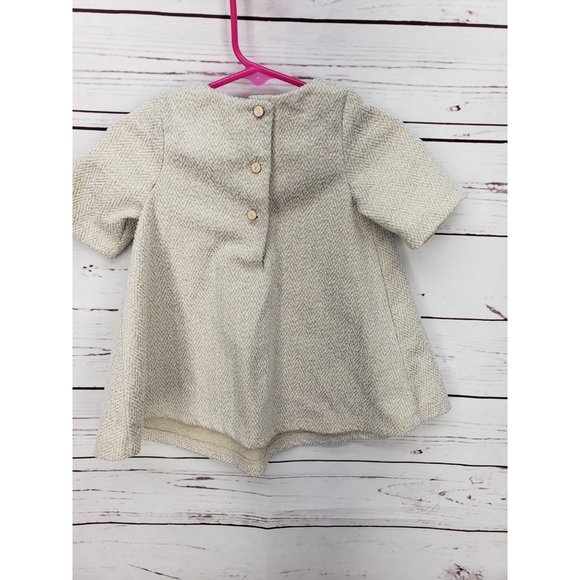 Tahari Baby 24M infant girl Boho bow Dress - Picture 4 of 9